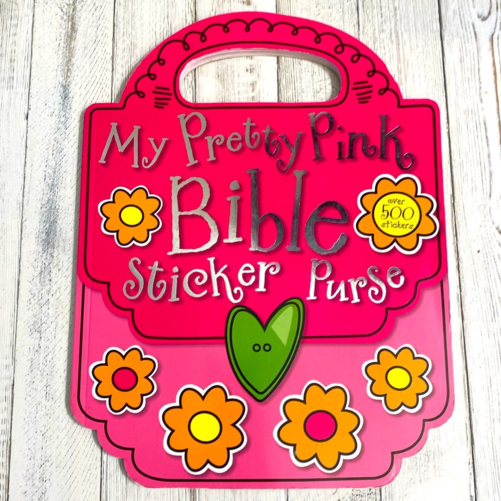 🎁Bible Sticker Purse / Over 500 Stickers and lots of coloring / Drawing